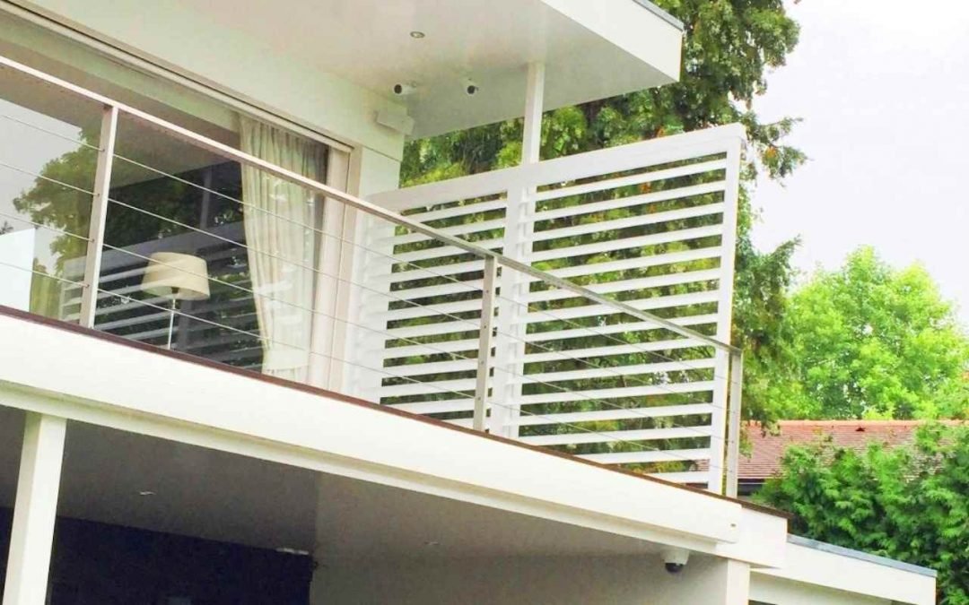 Shutters op het balkon