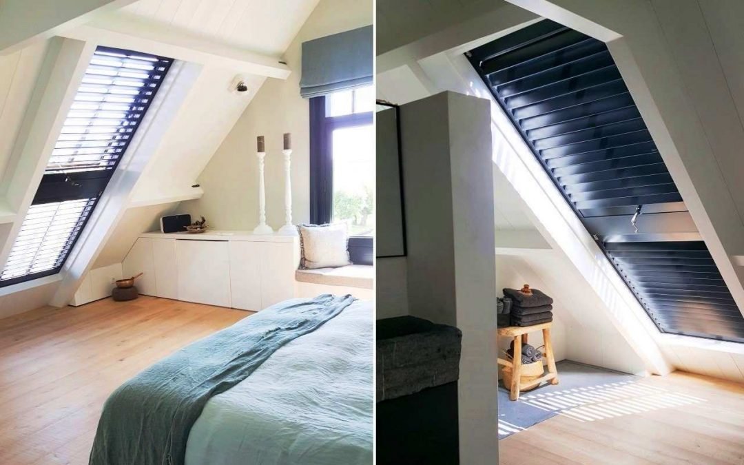 Schuine shutters