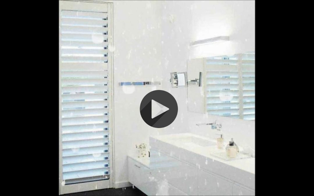 Shutters in de badkamer