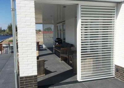 aluminium buitenshutters schuifwand