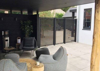buitenshutters (142) schutting met poort