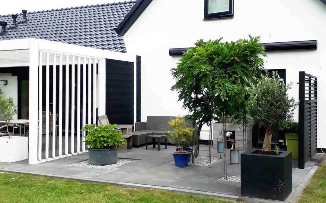 Terras shutters verticaal