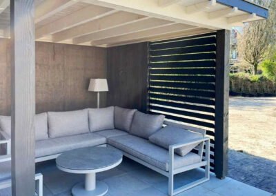 Aluminium buitenshutters veranda