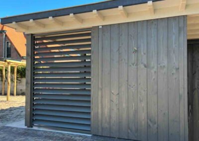 Aluminium buitenshutters veranda